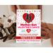 Editable Mother Son Valentine's Dance Ticket and Flyer Bundle Template